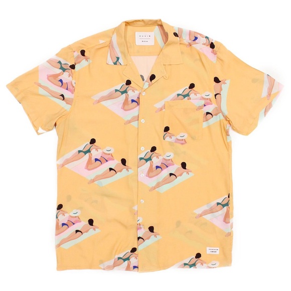 Duvin Design John B. Beach day button-up | size M - Picture 2 of 3